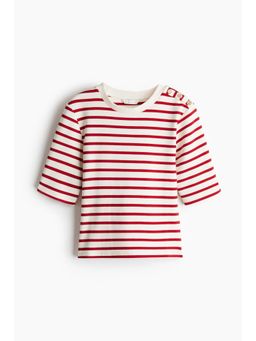 H&M - Women Red Fitted T-Shirt