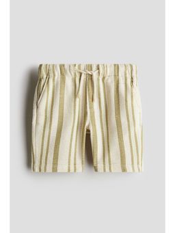 H&M - Boys Beige Cotton-Blend Shorts