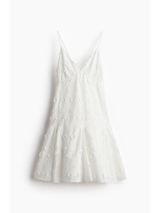 hm white cotton dress I Predict This $30 H&M Dress Will Sell Out by Next Month