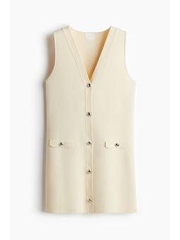H&M - Women Yellow V-Neck Dress