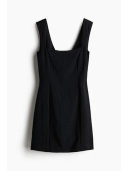 H&M - Women Black Bow-Back Dress