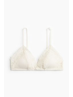 H&M - Women White Padded Soft Lace Bra
