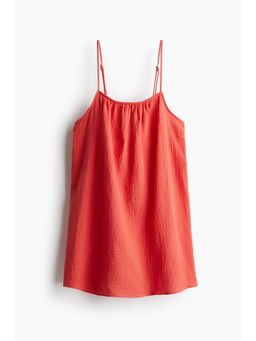 H&M - Women Orange Muslin Beach Dress