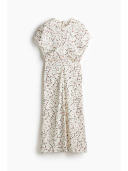 H&M - Women White Tape-Waist Dress