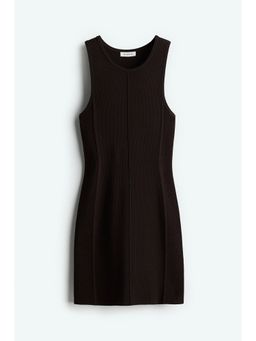 H&M - Women Brown Cut-Out-Back Dress