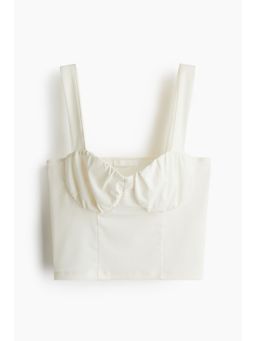 H&M - Women White Bralette Top