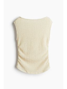 H&M - Girls Pink Textured Jersey Top