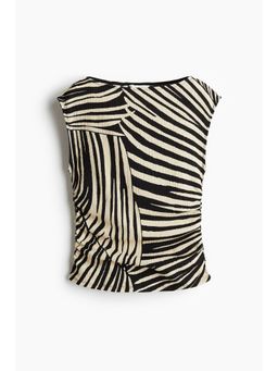 H&M - Girls Pink Textured Jersey Top