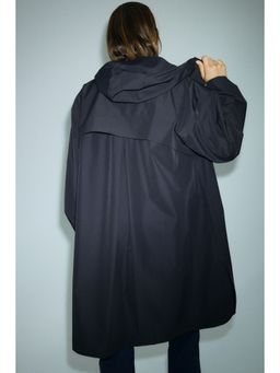 H&M - Women Black Rain Parka With Stormmove