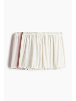 H&M - Women 2-Pack Pointelle Pyjama Shorts