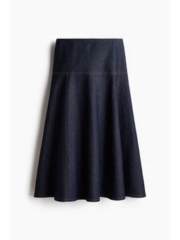 H&M - Women Blue A-Line Denim Skirt