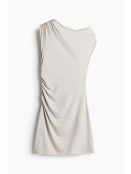 H&M - Women Beige Draped Dress