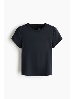 H&M MOVE - Sports Top With Dry move Black