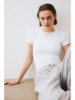 H&M MOVE - Women White Sports Top With Drymove