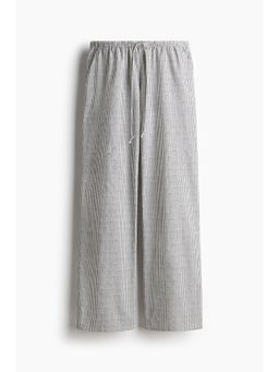 H&M - Women Multi-Color Straight Drawstring Trousers