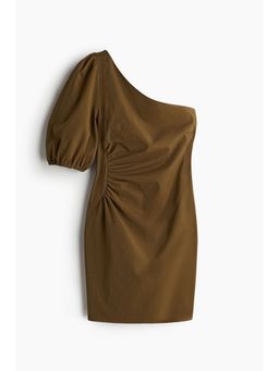 H&M - Women Green One-Shoulder Dress