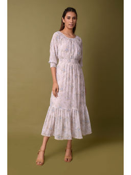 PINKSKY - Womens Floral Cotton Multi-Color Dress