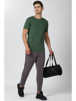 Peter England - Men Olive Crew Neck T Shirt