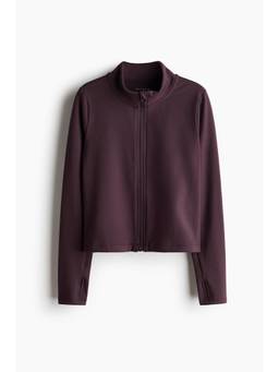H&M - Girls Brown Sports Jacket with Soft Move