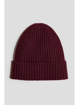 H&M - Unisex Maroon Merino Wool Beanie