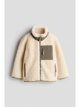 H&M - Boys Beige Teddy Jacket