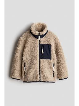 H&M - Boys Beige Teddy Jacket