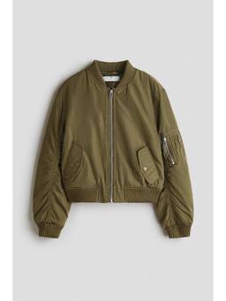 H&M - Girls Green Bomber Jacket