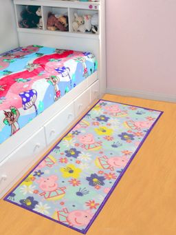 Saral Home - Polypropylene Peppa Pig Printed Runner-Multicolor-40X120 Cm