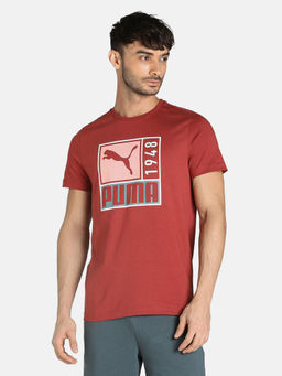 Puma - Graphic Tee Vi Men Red T-shirt