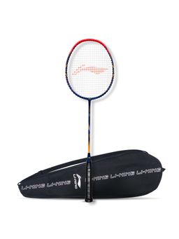 Li-Ning - G-Force 3500 Superlite Strung Badminton Racquet (Navy, Red 78 g)