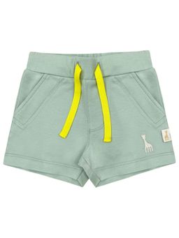 Sophie la Girafe - Baby Girls Mint Green Embroidered Logo Shorts