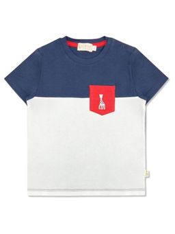 Sophie la Girafe - Baby Boys White Colourblock T-Shirts