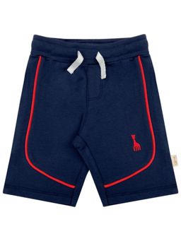Sophie la Girafe - Baby Boys Navy Blue Embroidered Logo Shorts