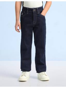 U.S. POLO ASSN. - Kids Boys Mid Rise Slim Fit Jeans