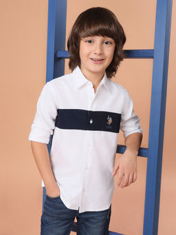 U.S. POLO ASSN. - Kids Boys Colourblocked Twill Shirt