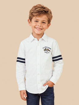 U.S. POLO ASSN. - Kids Boys Solid Regular Fit Shirt