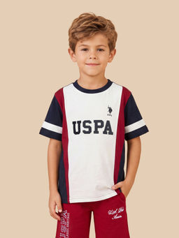 U.S. POLO ASSN. - Kids Boys Colourblock Oversized Fit T-Shirt