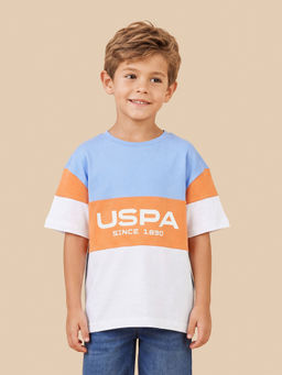 U.S. POLO ASSN. - Kids Boys Colourblock Oversized Fit T-Shirt