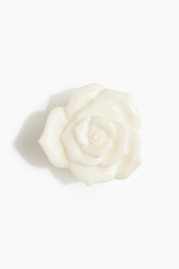 H&M - Women White Rose-Shaped Hair Claw