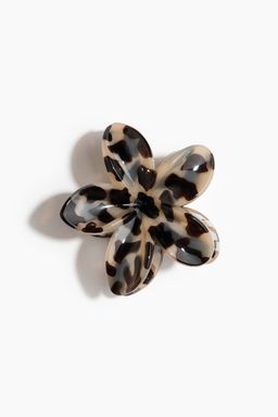 H&M - Women Beige Flower-Shaped Hair Claw