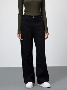 KOTTY - Womens Solid High Rise Stylish Looking Comfortable Stretchable Jeans