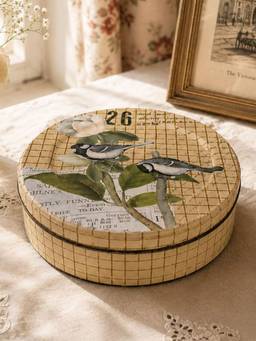 Living With Elan - Letters From India Keepsake Box Vintage Roti & Chapati Storage Tight Lid 1500 ml