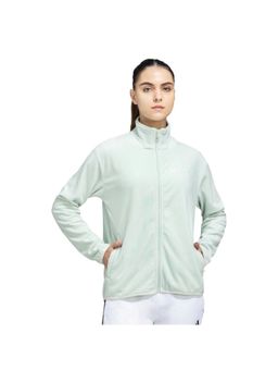 adidas - Green W Mt Ess Fz Fl Jacket