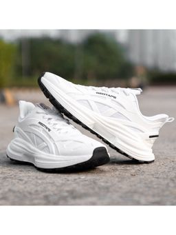 Red Tape - ETPU Men Textured White Running Shoes