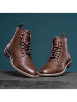 Red Tape - Men Solid Brown Casual Boots