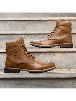 Red Tape - Men Solid Tan Casual Boots