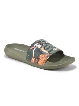WOODLAND - Olive Men Sliders