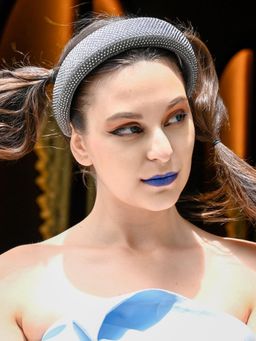 Odette - Women Grey Puffy Adorable Hairband