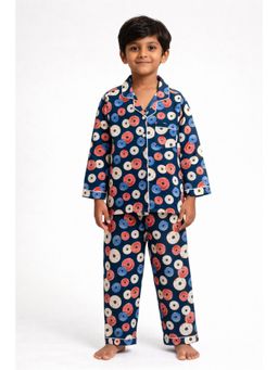 Shopbloom - Donut Love Print Long Sleeve Kids Sleepsuit