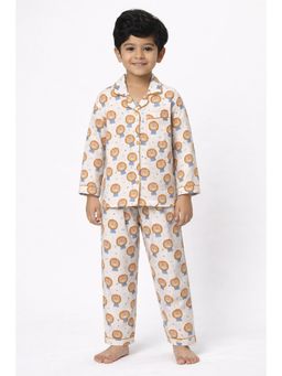 Shopbloom - Calm Cub Print Long Sleeve Kids Sleepsuit